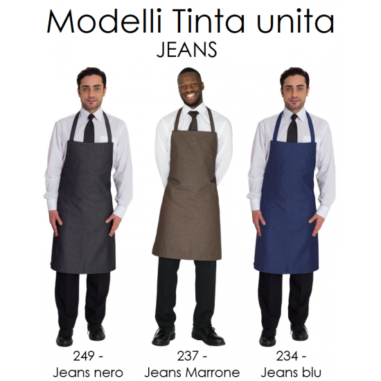 Grembiule ED senza tasche - lunghezza 90 cm Grembiule ED senza tasche - lunghezza 90 cm