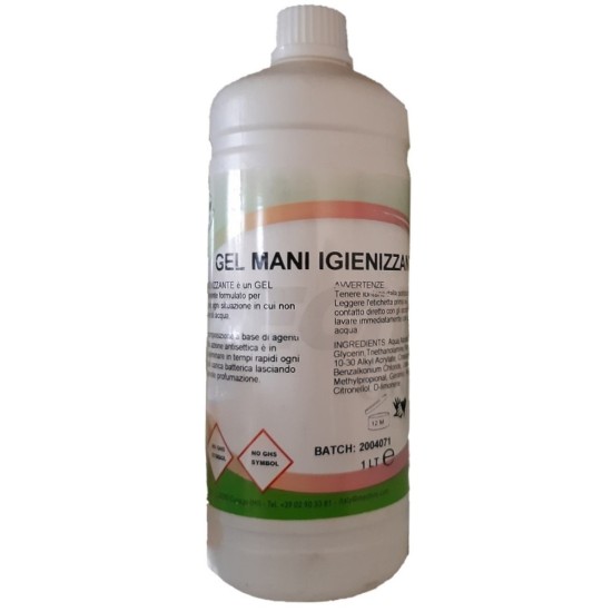 Gel mani disinfettante 1 Lt - 5 Lt