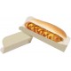 Porta hot dog in carta bianca - 100/150 pezzi