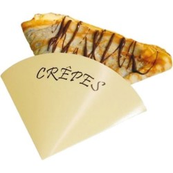 Porta crepes in carta bianca - 250 pezzi