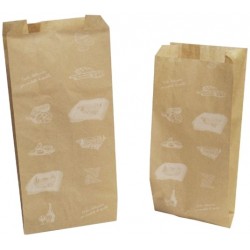Sacchetti antigrasso in carta kraft avana - 1000 pezzi
